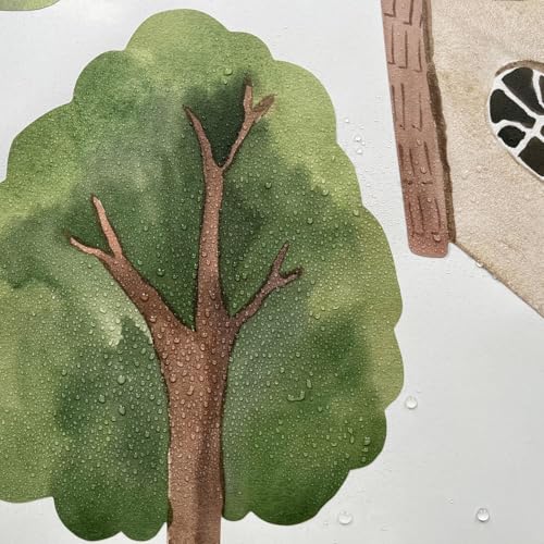 Vinilos decorativos de tela para pared estilo Boho Garden miniatura 5