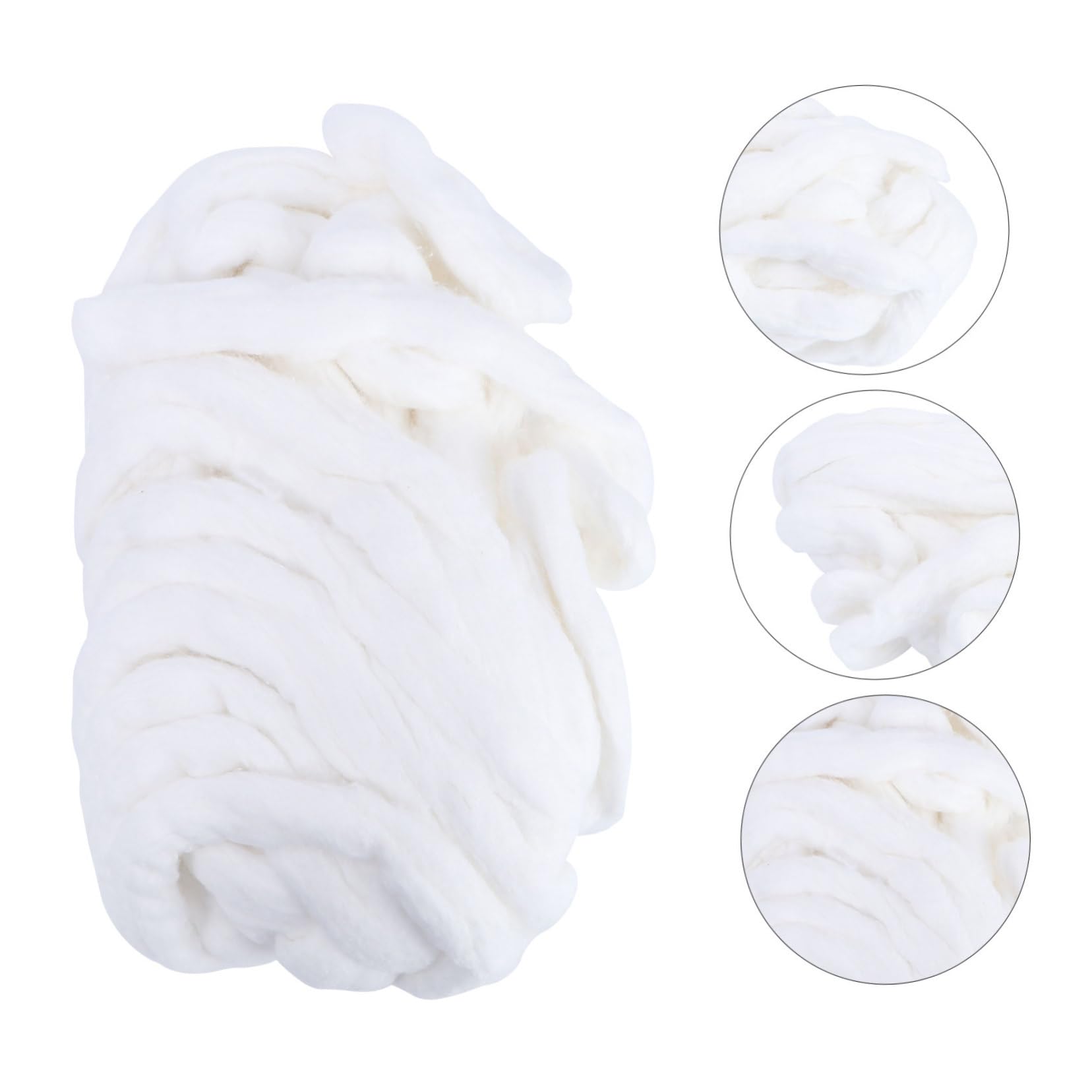 Didiseaon 3 Strisce Di Cotone Assorbenti Per Parrucchieri Strisce Cotone Per Degreasing e Rimozione Makeup Confezione Per Saloni Di Bellezza e Uso Domestico