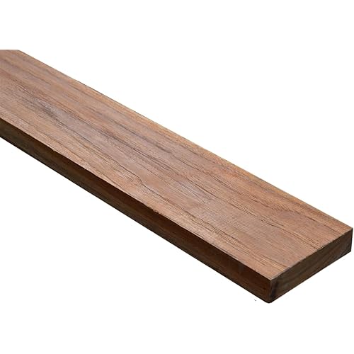 Premium Teak Decking Boards 1" x 4" x 7' 100% Natural Sustainably Grown from Plantations in Costa Rica (1 Board)