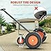 Trailer Dolly, 1000Lbs Tongue Weight Capacity, 2 in Hitch Ball, Carbon Steel Trailer Mover with 19