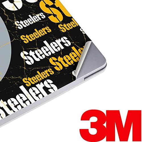 Skinit Decal Laptop Skin Compatible with Surface Laptop 3 13.5in - Officially Licensed NFL Pittsburgh Steelers Black Blast Design
