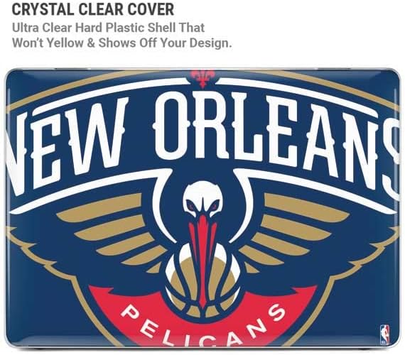 Skinit Case + Skin Compatible with MacBook Pro 14in (2021) - Officially Licensed NBA New Orleans Pelicans Large Logo Design