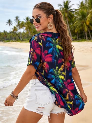Button Down Hawaiian Shirt for Women at ASPEMPDB Code - Image 7