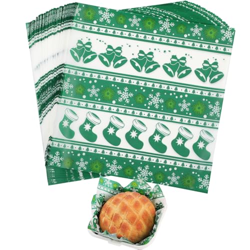 100 feuilles de papier parchemin Merry Christmas 7 x 7 po