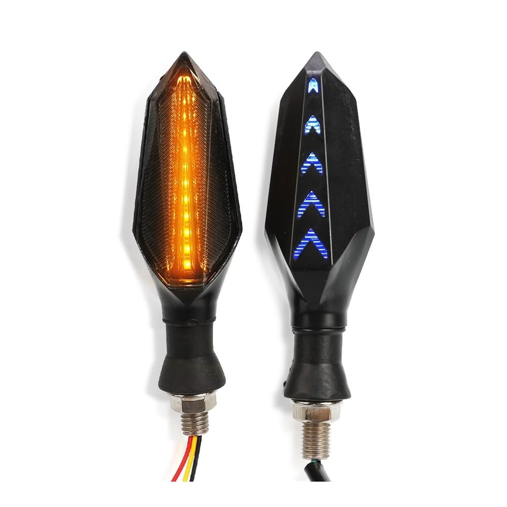 Indicateurs de moto LED triangle finition haut de gamme