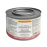 Party Essentials - NW80012 Chafing Dish Jelled Methanol Warming Fuel, Burn for 2.5 Hours/Buffet Warmer/Food Warming Heated Cans (Pack of 12)