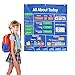 Irfora School Classroom Pocket Chart with Date Month Year Week Season Weather Event Cards Teacher Teaching All About Today Activity Learning Resource