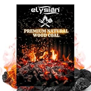 Elysian Wood Charcoal Natural Charcoal for Barbecue/Angeethi, Use in Grilling/Barbecue, Dehumidifier, Natural Air Freshener & Odor Remover for Home, Kitchen & Garden (500 Gram)
