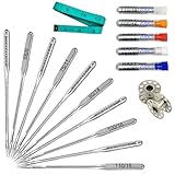 Sewing Machine Needles, 100 PCS Universal Sewing...