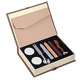 Wax Seal Stamp Kit Hogwarts Magic School Badge Wax Sealing Set Retro Stamps Maker Gift Box Set Halloween,Christmas Gift