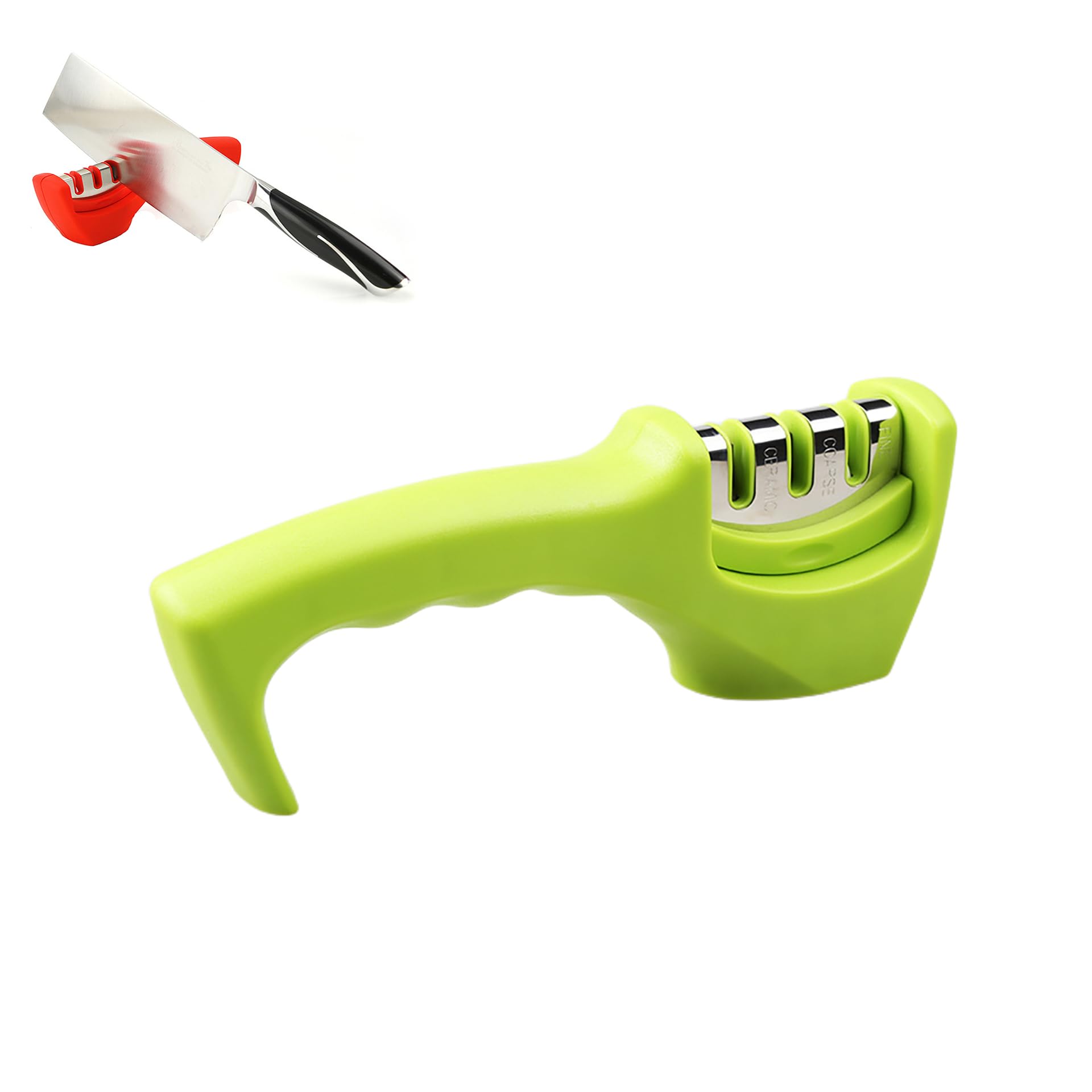 Sharpener Manual Blade Sharpener 3 Stages Sharpening Tool for Polish Sharpen Kitchen Knives Outdoor Knives Knife Sharpener to