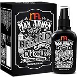 Man Arden Beard Elixir Oil 50ml (Sandalwood) - 7 Oils Blend for Beard Repair, Growth & Nourishment