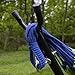 Sorbus Double Hammock with Steel Stand Two Person Adjustable Hammock Bed - Storage Carrying Case Included (Blue/Green)