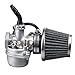 Viviance Carburateur Carb 19mm + Filtre à Air pour Mini Moteur ATV Quad 50/70/90/110 / 125cc