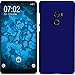 Produktbild PhoneNatic Case kompatibel mit Xiaomi Mi Mix 2 - Hülle blau gummiert Hard-case Cover