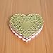 School Smart Paper Die-Cut Heart Lace Doily, 4 Inches, Assorted Color, Pack of 100