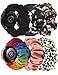TOYOUTHS 20mm Scrunchie Band Compatible with Samsung Galaxy Watch 5/4 40mm 44mm/Watch 5 Pro 45mm/Active 2 40mm 44mm/Watch 4 Classic 42mm 46mm/Active 40mm/Watch 3 41mm, Women Elastic Watch Strap, S