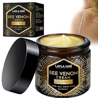 Layla Mae Bee Venom Skin Care Cream - Wrinkle Care Firming for Skin Elasticity Cream - Natural Care for Skin Imperfection