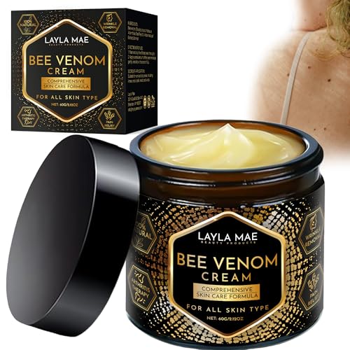 Layla Mae Bee Venom Skin Treatment Cream for Skin Imperfection - Wrinkle Care Face Lift