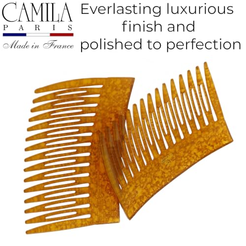 Image of Camila Paris CP3330 Hair Side Comb, 3 inch Small French Twist Hair Combs Clips