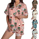 Tissu : fabriqué à partir d'un mélange de coton et de polyester de qualité supérieure, cet ensemble de pyjama de Noël offre une douceur respirante, une chaleur légère et un confort doux pour la peau. Parfait pour porter toute la nuit pendant les vacances avec des propriétés hypoallergéniques.
