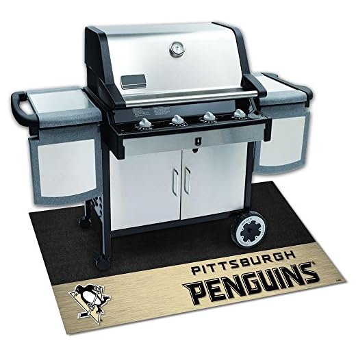 Fanmats NHL Pittsburgh Penguins Grill Mat, Small