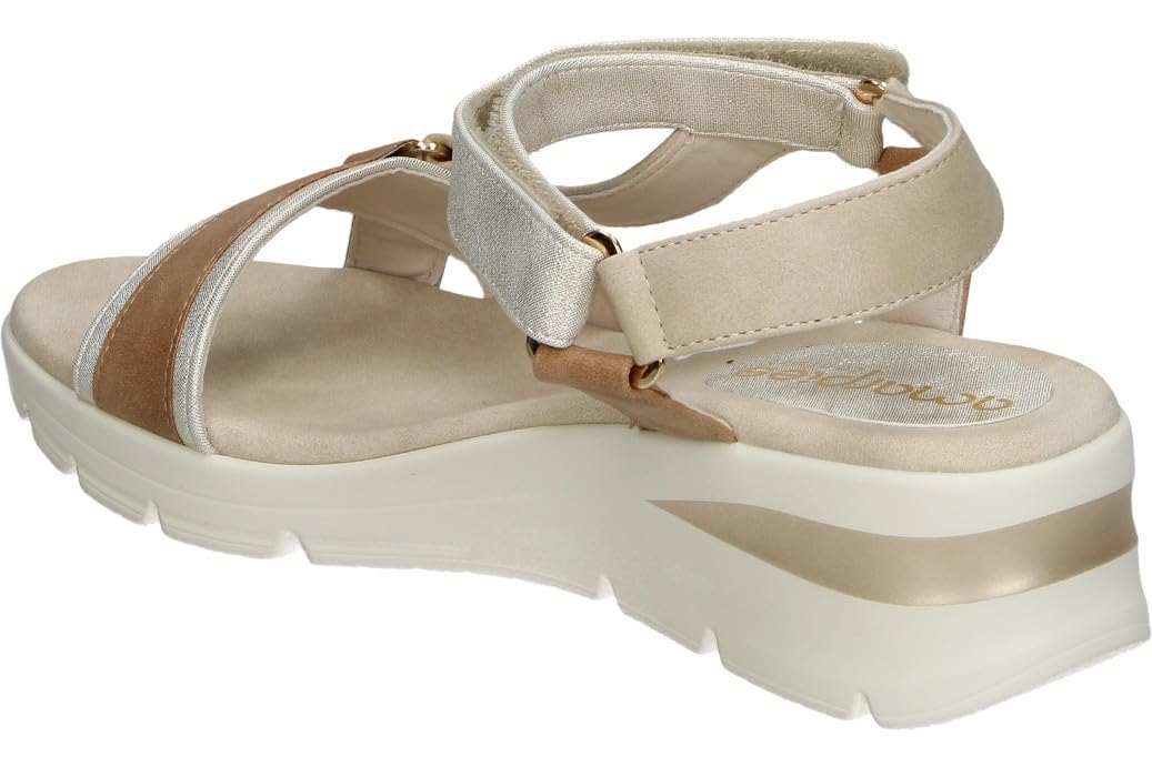 amarpies | Sandalias con Cuña Mujer – Sandalia Casual Cuña Media y Cómoda – Versátiles y Combinables – Modelo AMD30050