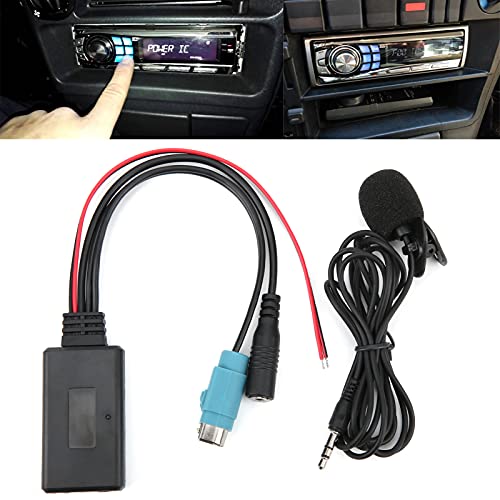 Câble audio Bluetooth 5.0 avec micro mains libres pour Alpine CDA-9852 Yctze - 4