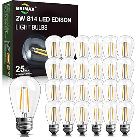 Bombillas led BRIMAX E27 2700K, 2W (20W), 25 Unidades Cover