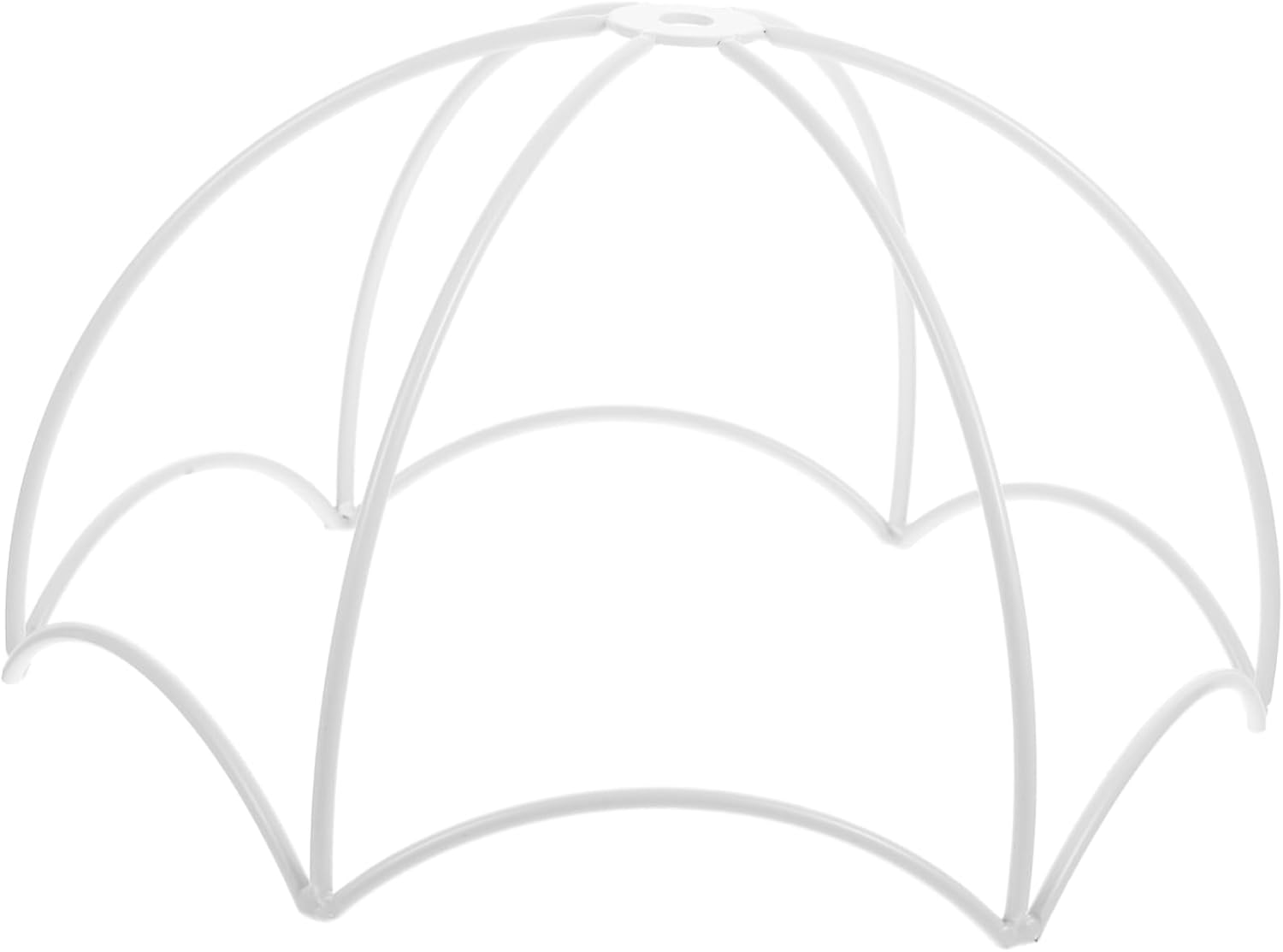 Vintage Metal Wire Lamp Shade Frame for DIY Chandelier Projects and Practical Lampshade Rack for Home Restaurant and Shop Use