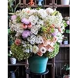 フローリストせきど フラワーアレンジメント 6Lサイズ ホワイト&グリーン 総理大臣賞受賞デザイナー監修 花束 花 生花 フラワー ギフト プレゼント 贈り物 誕生日 お祝い 結婚記念日 退職祝い 白 緑