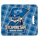 VictoryStore Outdoor Seat Cushions - Indiana State University Stadium Seat Cushion - Plaid Design