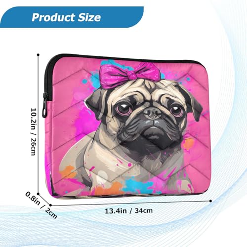 Funda para Laptop 13-14 Pulgadas Rosa Multiuso miniatura 3