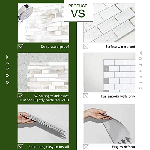 Stickgoo 02A-T12 Thicker Design Peel And Stick Tile Backsplash thumb #2
