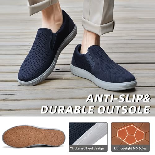 Puxowe Men's Casual Loafers Slip-On Shoes for Walking,Driving-Soft Cushion,Breathable,Comfortable4