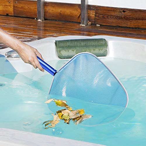 Homga Fine Mesh Pool Net, Heavy Duty Leaf Skimmer - Professional Pool Skimmer, for Spas, Swimming Pool, Hot Tubs,Fountain, Fish Tank Ect for Cleaning Pool Leaves and Debris - Thumbnail 6
