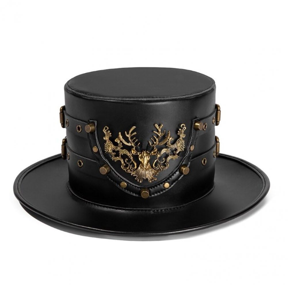 Chapeau de costume classique vintage avec finitions soignées