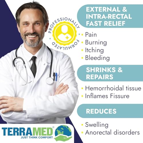 Image of Hemorrhoid Treatment | Hemorrhoid Ointment | Hemorrhoid & Fissure Ointment | 20 Pre-Filled Applicators | Fast & Effective Relief | Reduces Swelling, Itching & Discomfort | Advanced Formula