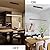 EDISLIVE Modern Linear LED Island Light Dimmable LED Chandelier 38.6 in Adjustable Linear Hanging Light Fixture 3000K-6500K 37W Pendant Light with Iron Acrylic for Dinning Room Kitchen?Walnut Brown