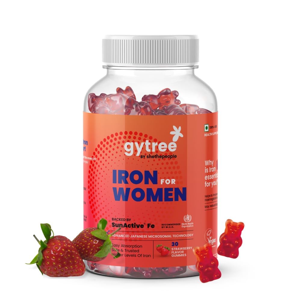 OTAA Iron Gummies for Women with SunActive Fe | W.H.O. Approved, Pregnancy Safe, Clinically Proven | Treats Anaemia, Boosts Haemoglobin & Body Immunity (30)