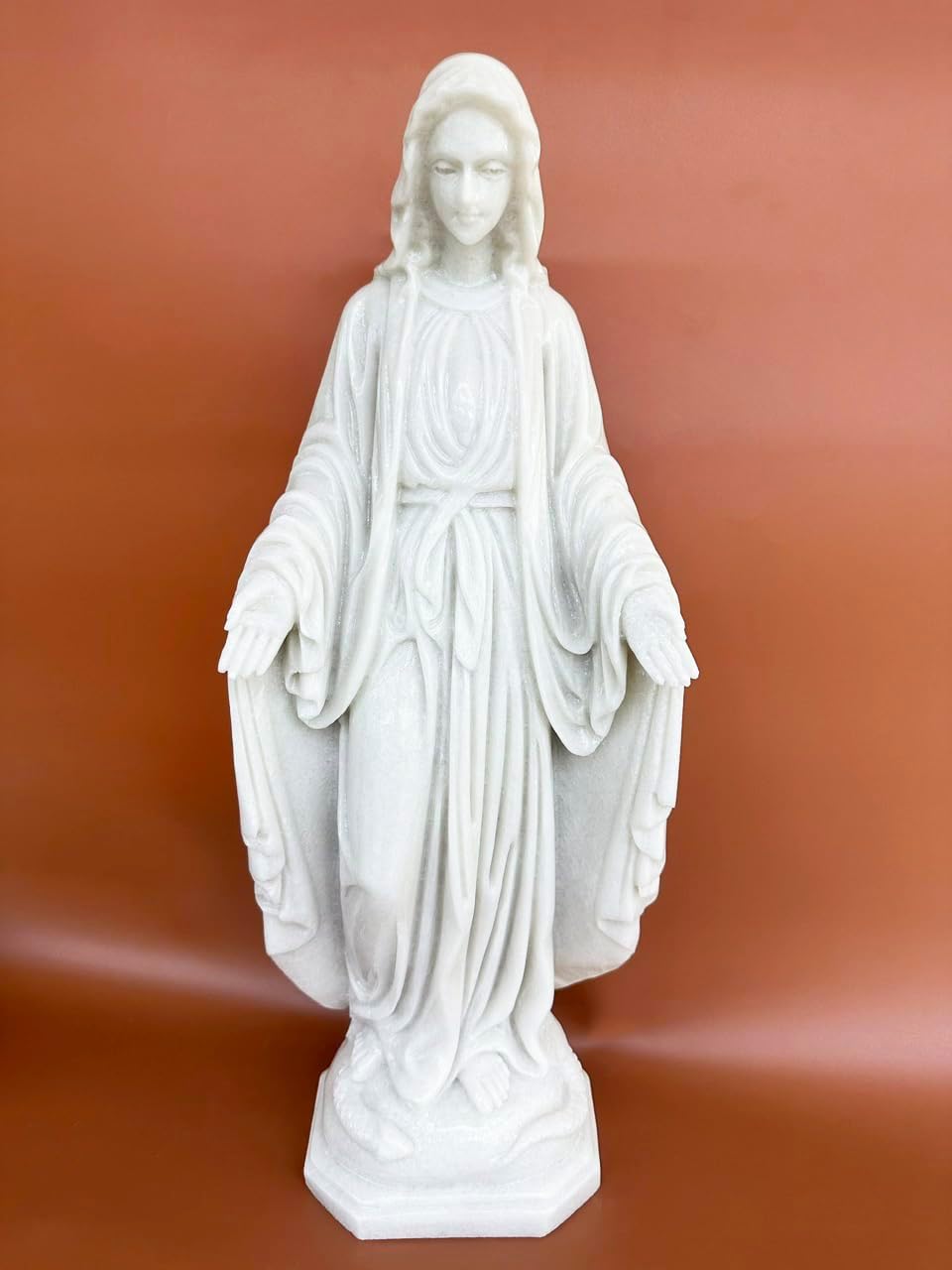 NATURAL MARBLE SHOP Generous Virgin Mary Statue, Our Lady