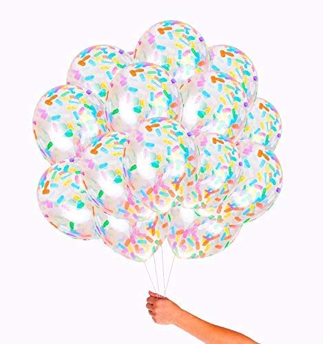 Bouti1583 40QIQIU Party Balloon Birthday Balloons Sprinkles Confetti Balloon Pack thumb #1