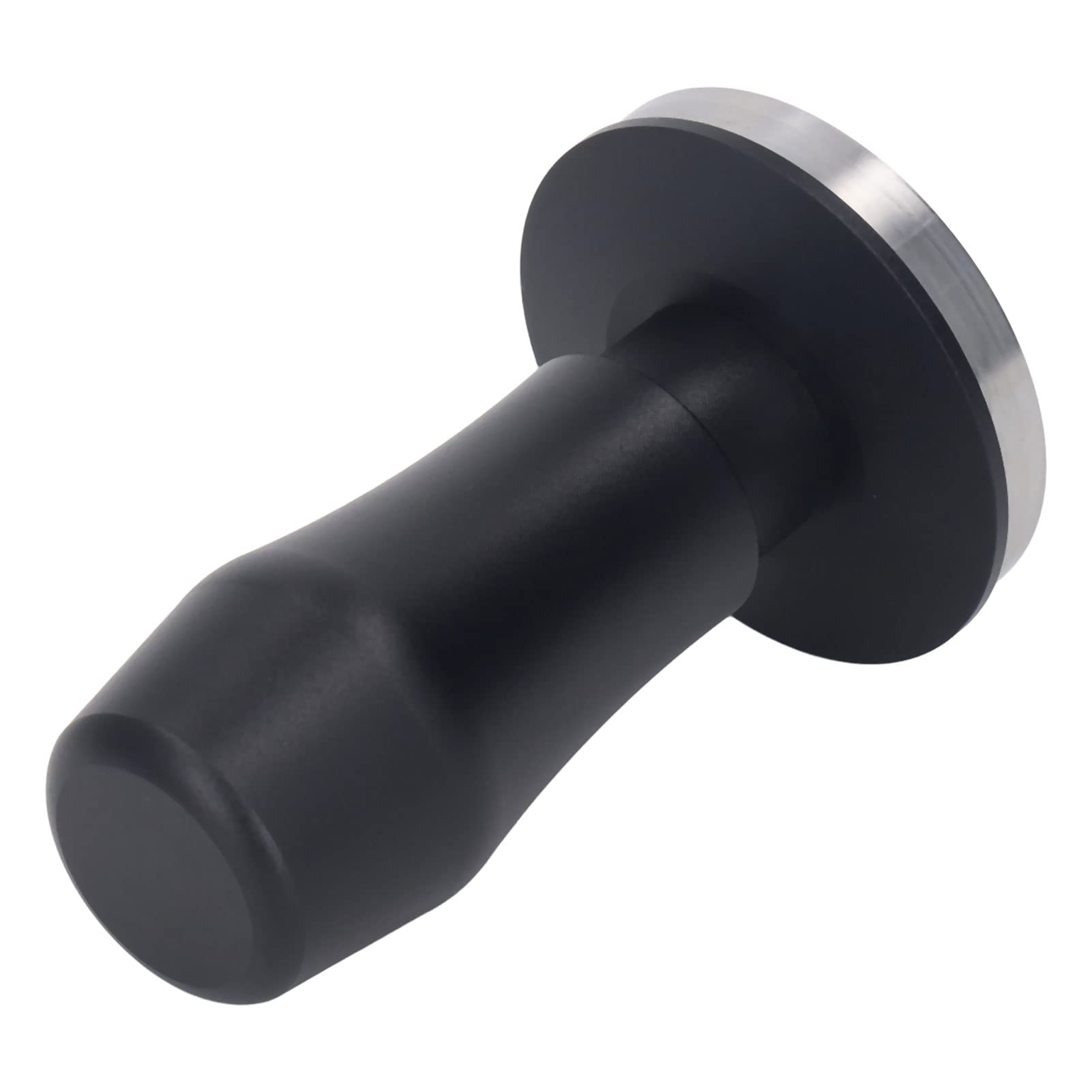 Tamper de café Aleación de aluminio Tamper calibrado con resorte con base de acero inoxidable Herramienta de apisonamiento para Cafe Home Barista Espresso Machine Accesorio (Fondo de 58