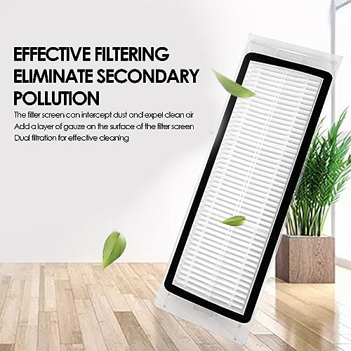 Kit de substituição para aspirador de pó robô, kit de substituição de filtro de escova principal par