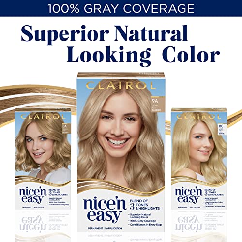 Clairol Nice'n Easy Permanent Hair Dye, 8 Medium Blonde Hair Color, Pack Of 1 #TOP5