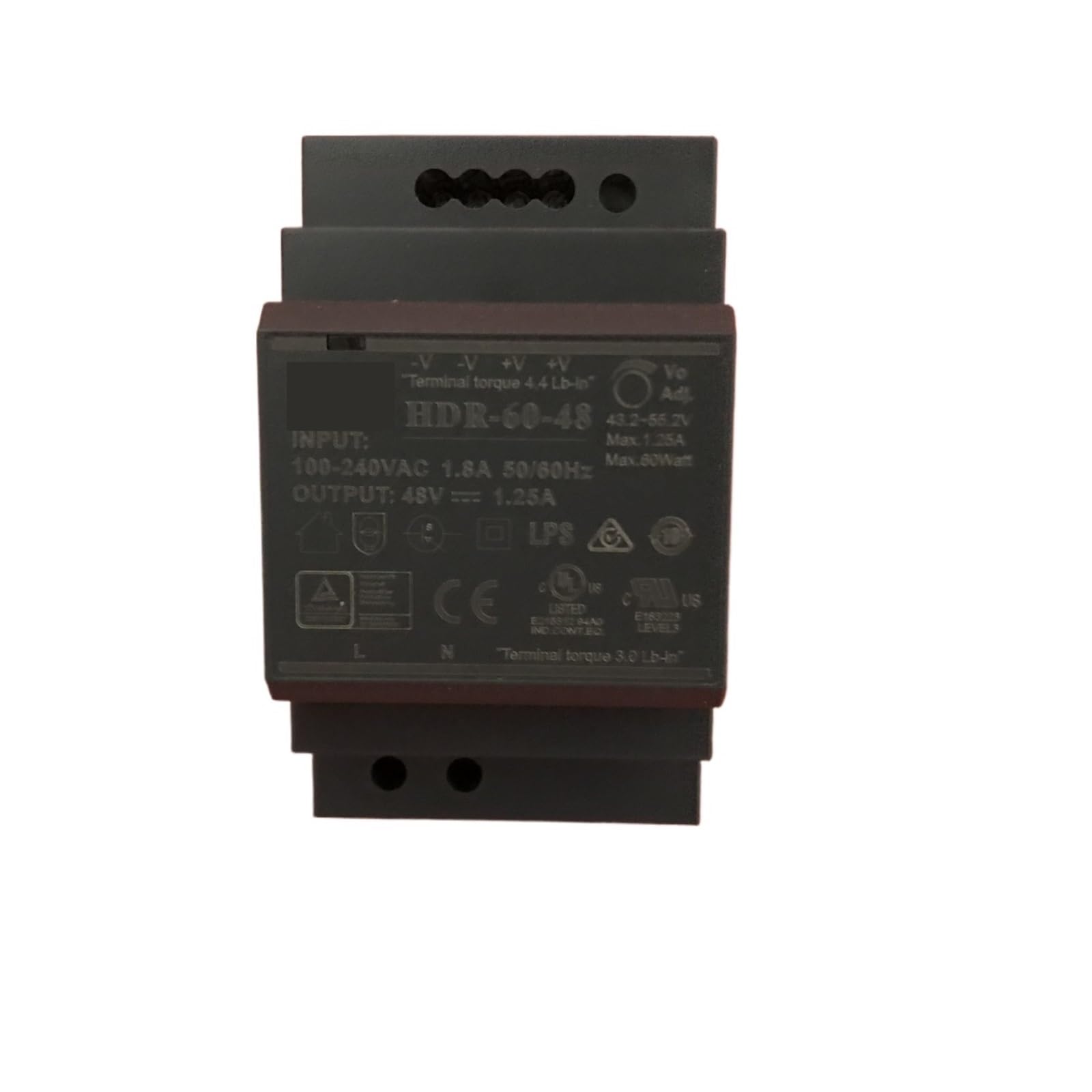 BALYDLUL HDR-60-48 DC 48V 1.25A 60W Power Supply