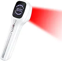 Dispositivo de terapia de luz vermelha a laser frio para humanos/cães, varinha de terapia de luz vermelha infravermelha portátil para alívio da dor corporal, lllt dispositivos a laser de baixo