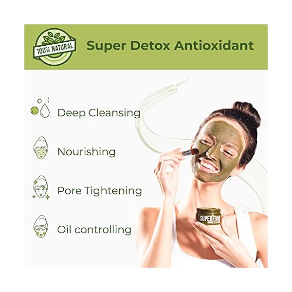 Clay-Mask-by-Plantifique-100-Vegan-with-Avocado-Superfoods-Dermatologist-Tested-Hydrating-Dead-Sea-Mud-Mask-Organic-Face-Mask-Face-Masks-Skincare-100ml34-Oz-Face-Mask-Skin-Care-for-Acne PLANTIFIQUE Korean Skin Care Detox Face Mask with Avocado & Superfoods - Hydrating Clay Mud Mask Dermatologist Tested for Face and Body - Vegan Skincare 3.4 Oz/100ml