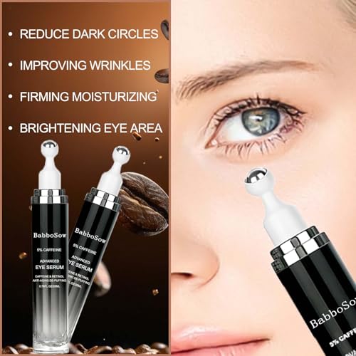 Caffeine Eye Cream, Caffeine Eye Serum,Under Eye Cream Dark Circles - Image 3