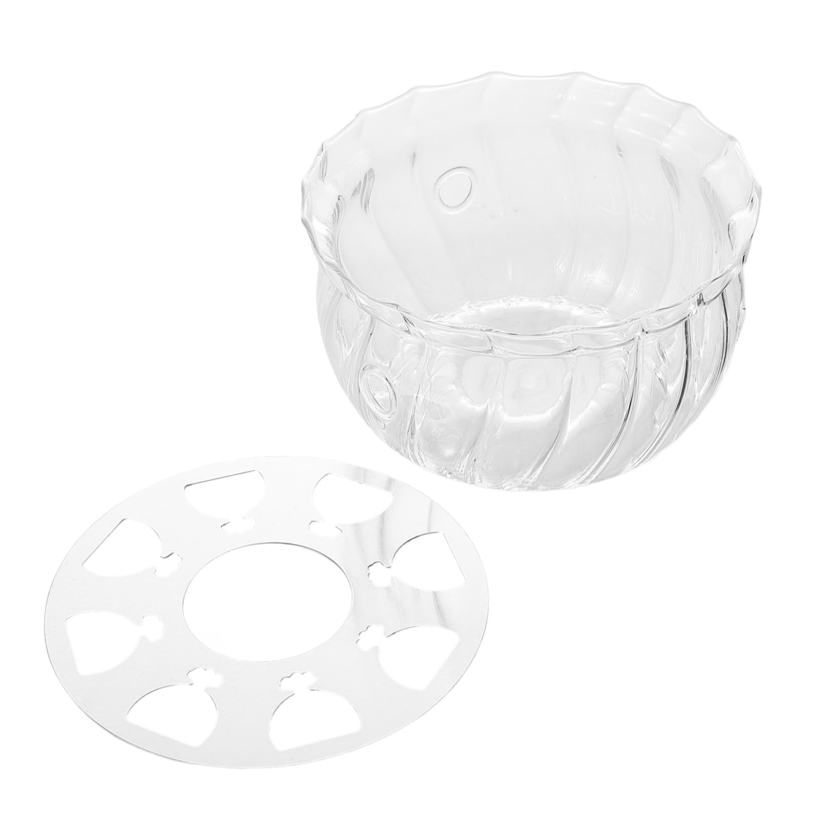 OFFSCH Glass Teapot Warmer Tea Light Heater Tea Warmer Base Heat Resistant Modern Design Compatible Teapots
